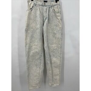 Vintage Unionbay‎ Acid Wash High Waisted Mom Jeans 90s Tapered Leg 27"